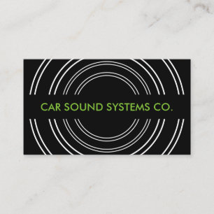 Car Audio And Alarms Business Card
