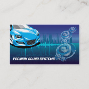 Car Audio Systems Business Card