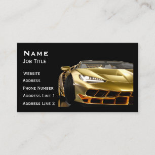 Car Auto Detail Car Wash Service QR Code Business Card