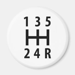 car auto gear shift 5 magnet