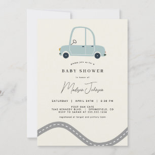 Car Baby Shower Invitation