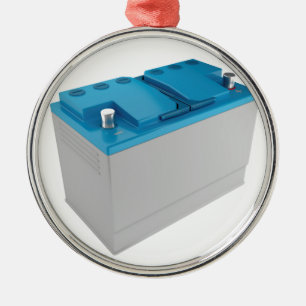 Car battery metal ornament