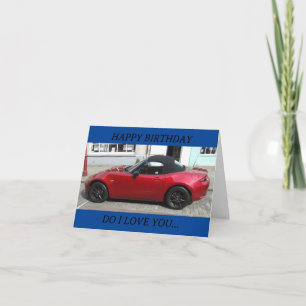 car birthday card joke