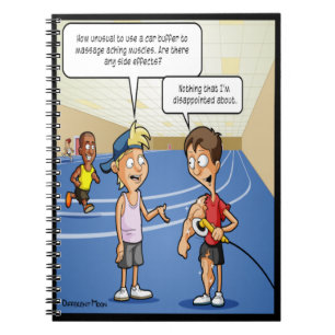 Car Buffer Massage Funny Notebook