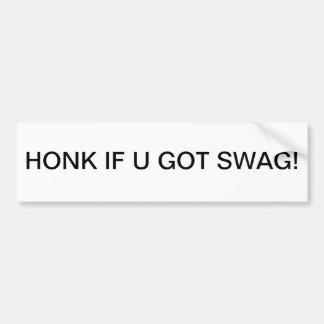 CAR BUMPER STICKER