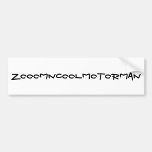 CAR BUMPER STICKER