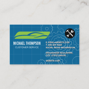 Car Care Repair Auto Services Business Card