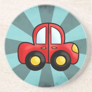 car cartoon coaster