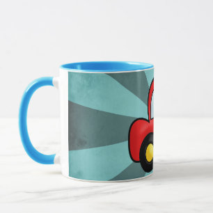 Car cartoon mug