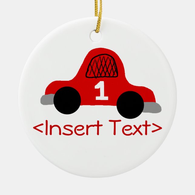 Car Ceramic Ornament (Front)