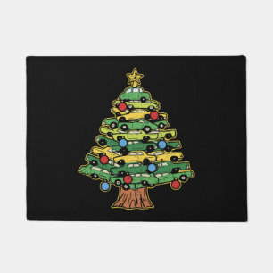 Car Christmas Tree Xmas Merry Christmas Car Doormat