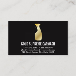 Car Cleaning Business Card