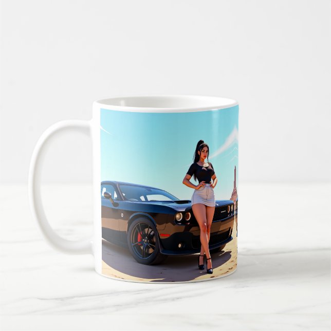 car coffee mug (Left)