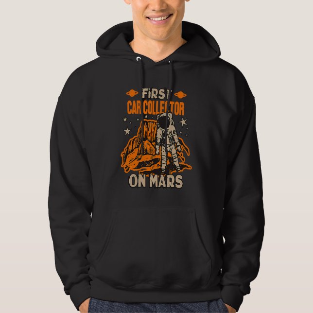Car Collector Astronaut Hoodie (Front)