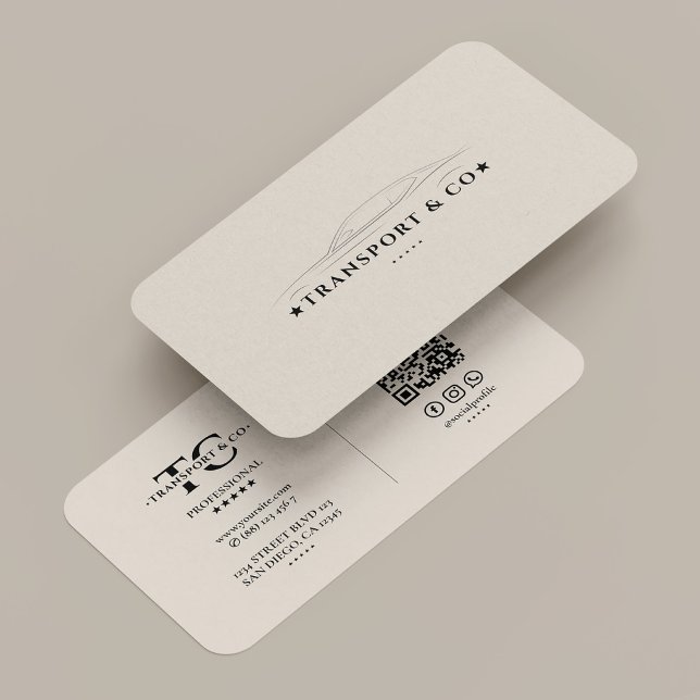 Car Company Transport Taxi Driver Sand Minimal Business Card (Car Company Transport Taxi Driver Sand Minimal Business Card
)