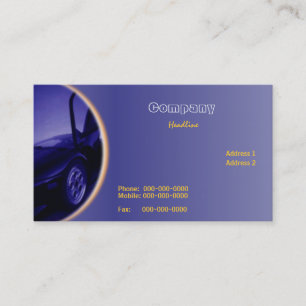 Car Dealer Business Card