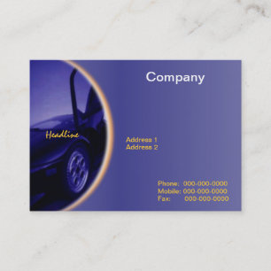 Car Dealer Business Card