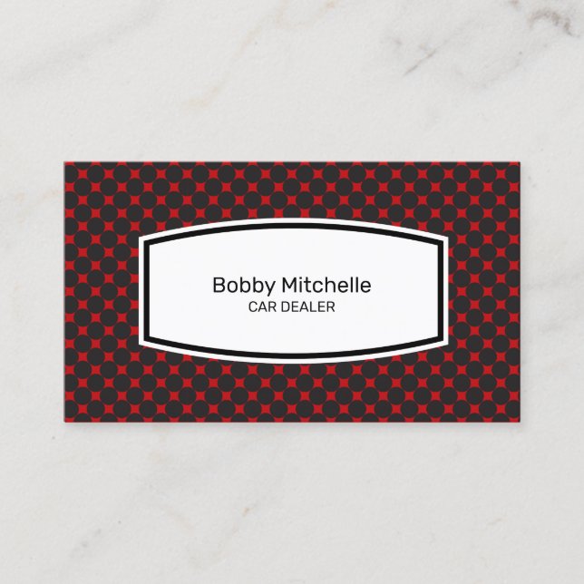 Car Dealer Business Card Design (Front)