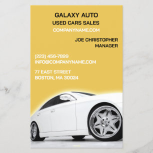 Car Dealer Used Cars Flyers