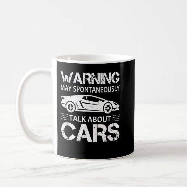 Car Dealer Warning May Spontaneously Start Talking Coffee Mug (Left)