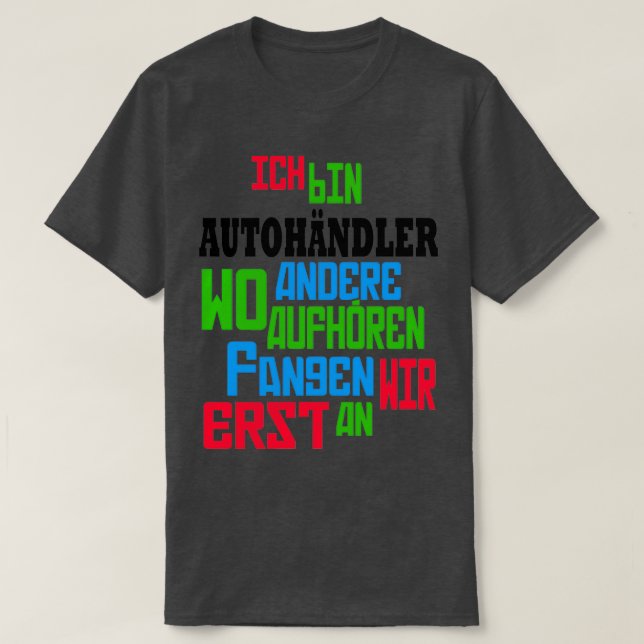 Car Dealers Car Dealers Seller T-Shirt (Design Front)