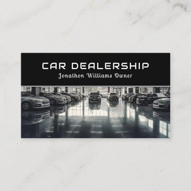 Car Dealership-Auto Sales Associate Business Card (Front)