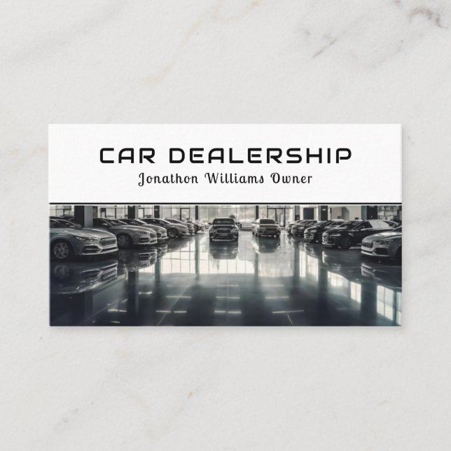 Car Dealership-Auto Sales Associate Business Card (Front)
