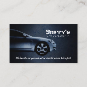 Car Dealership Slogans Business Card