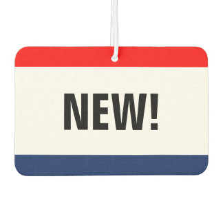 Car Dealership Style New Promotion Customisable Air Freshener