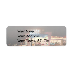 Car - Dealership - We have night hours 1948 Return Address Label