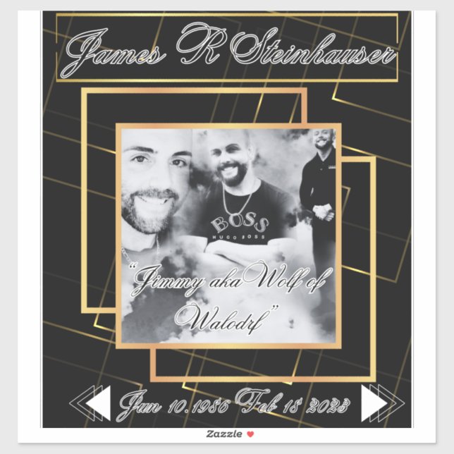 Car Decal In Loving Memory  (Sheet)