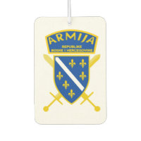 Car deodorizer Bosnia flag