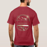 Car Detailing Company Logo Front Back Business T-Shirt<br><div class="desc">Company Business detailing car logo design T-Shirts</div>