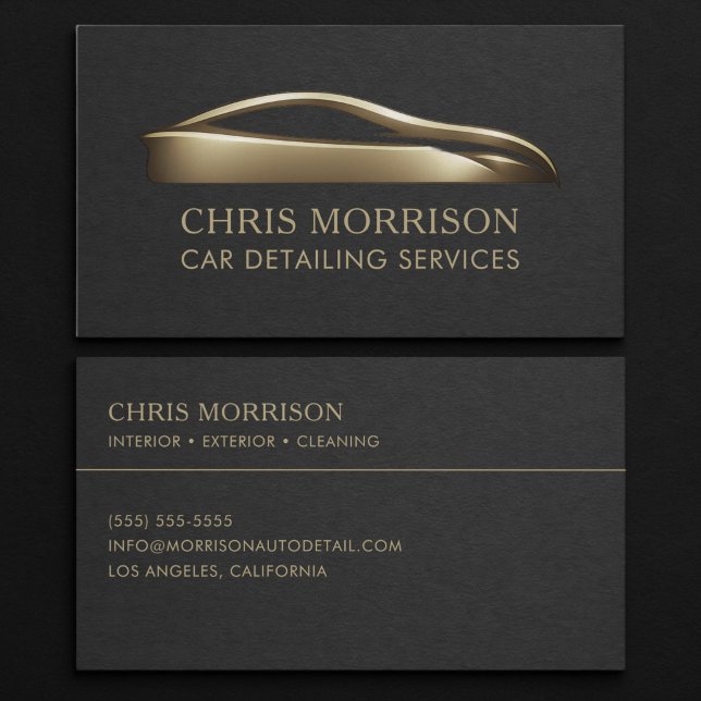 Car Detailing Services Business Card (Creator Uploaded)