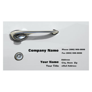 Car Door Handle Business Card