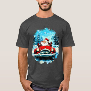 Car driver Santa Claus T-Shirt