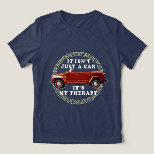 car driving is therapy Tri-Blend shirt