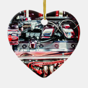 Car Engine Ceramic Tree Decoration