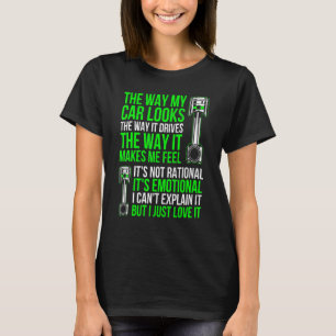 Car Enthusiast Racing Drifting Muscle Car Racecar  T-Shirt