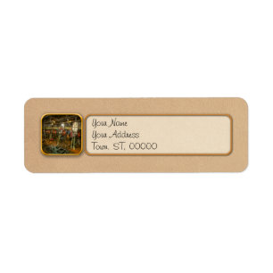 Car - Factory - Engine testing 1903 Return Address Label