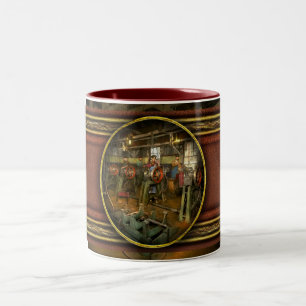 Car - Factory - Engine testing 1903 Two-Tone Coffee Mug