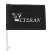 Car Flag Veteran