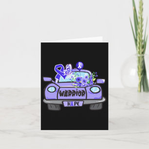 Car For Ataxia Warrior Tee Ataxia Awareness Gift F Card