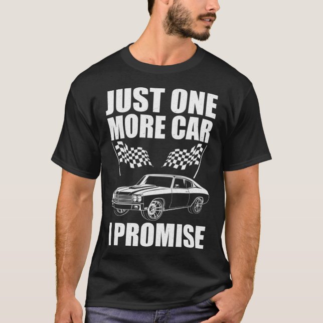 Car  For Men New Engine Owner Classic Car Technici T-Shirt (Front)