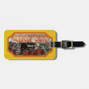 Car - Garage - Cherokee Parts Store - 1936 Luggage Tag