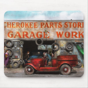 Car - Garage - Cherokee Parts Store - 1936 Mouse Pad