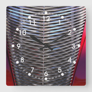 Car Gill Square Wall Clock