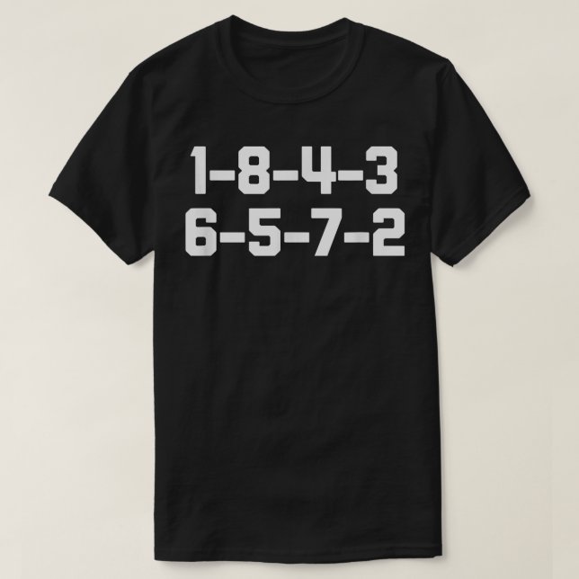 Car Guy  Funny V8 Engine Firing Order Auto Mechani T-Shirt (Design Front)