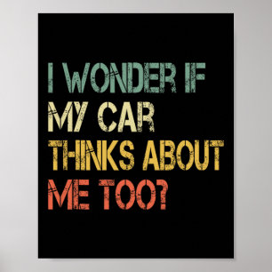Car Guy Mechanic Fathers Day Dad Mens Car Parts Ra Poster