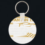 Car Lover Funny Gift - Ten Things I Want In Life C Key Ring<br><div class="desc">A stylish keychain featuring a vintage classic car design. A perfect accessory for car lovers and collectors. Great for everyday use or as a small and thoughtful gift for classic car enthusiasts.</div>
